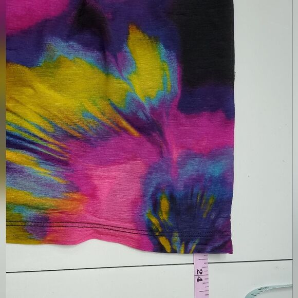 W Worthington 2-piece Plus Size Multi-Color Sheer Blouse - Picture 11 of 11